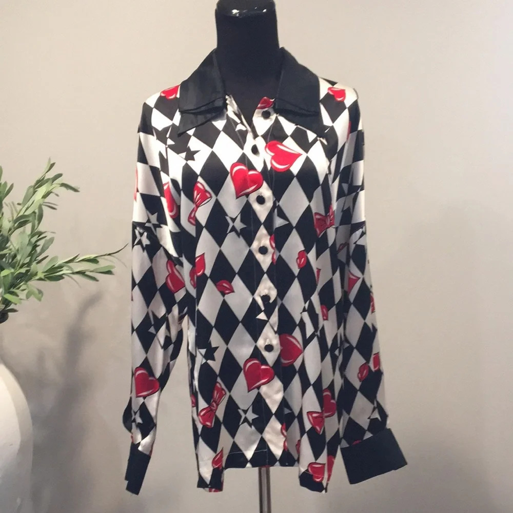 Rare 1980s Vintage‎ Escada by Margaretha Ley Blouse